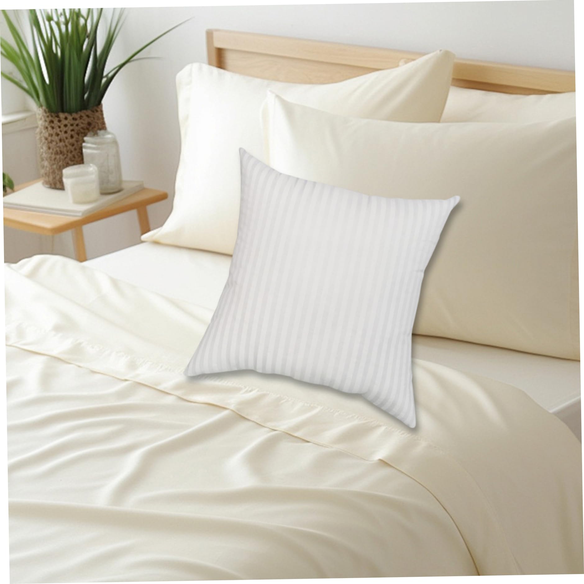 Inserti per cuscini 17x17 morbidi traspiranti lavabili bianco per divano letto