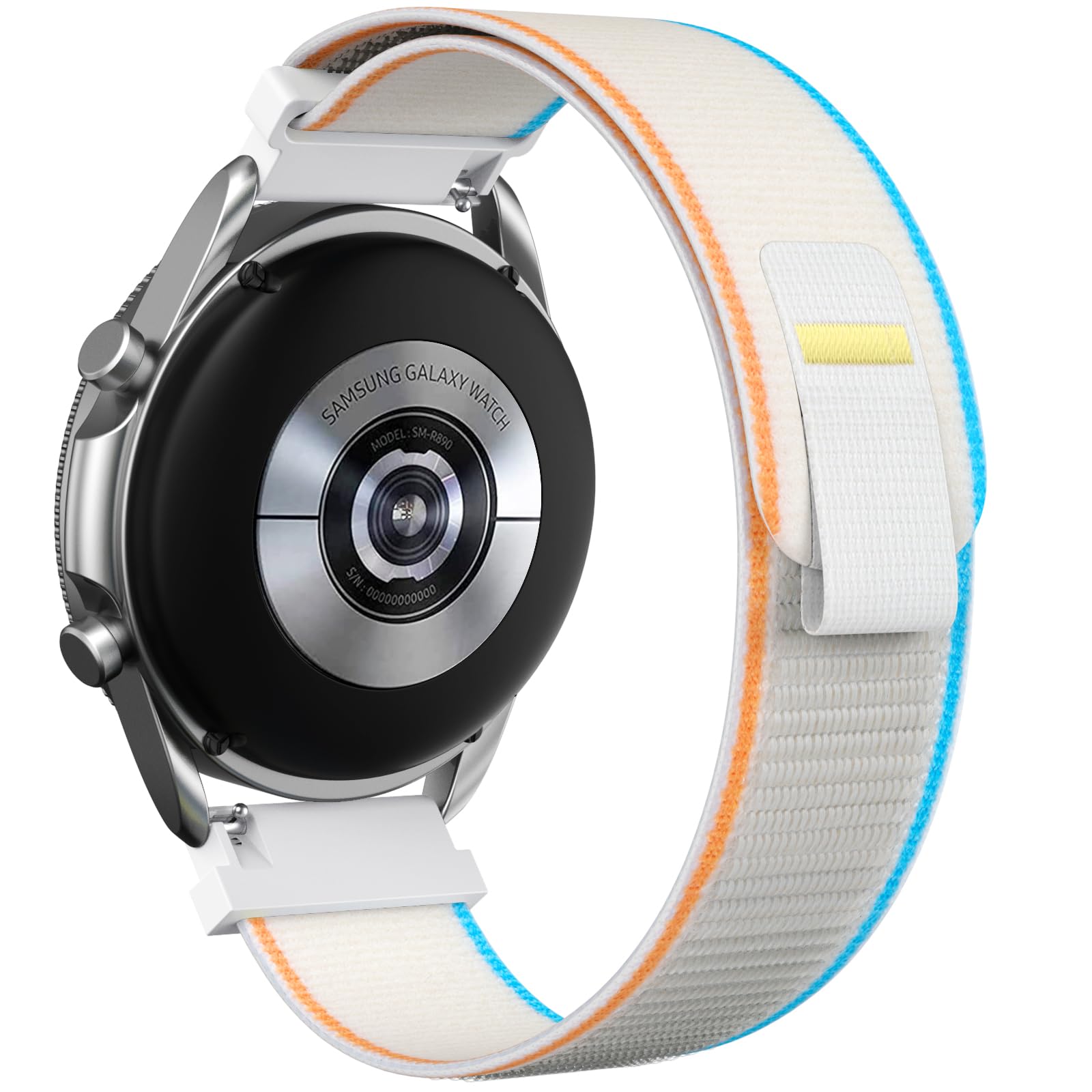 NotoCity Correas para Huawei Watch GT2/GT4/GT3 46MM, 22mm Correa para Huawei Watch GT 2 Pro/GT3 Pro 46mm/GT Runner/Sport/Classic/Watch 2 Classic/3 46mm Nylon Pulseras(Blanco)