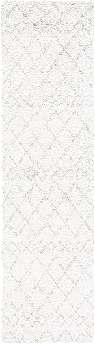 Miniatura 8 de SAFAVIEH Berber Shag Collection BER165C - Alfombra marroquí que no desprende pelusa, felpa de 1.25 pulgadas de grosor, para sala de estar,