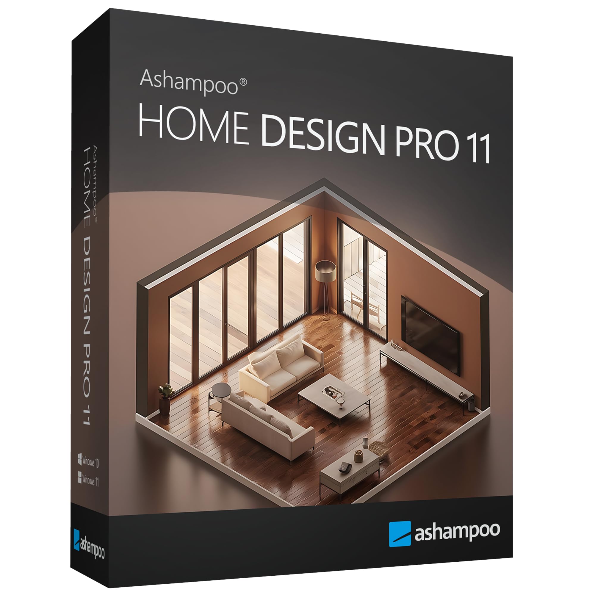 Home Design 11 PRO - 3D-Hausplaner für Grundrisse, Räume, Dächer, Architektur, Haus, Wohnplaner, Garten für Win 11, 10