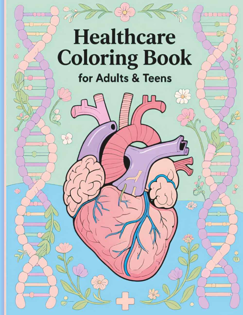 Healthcare Coloring Book for Adults & Teens: Calming Medical Illustrations, Pharmacy Scenes & Wellness Art for Stress Relief and Mindfulness