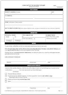 Texas 3-Day Notice to Pay Rent or Quit | Landlord Demand Letter for Past Due or Late Rental Payments | Eviction Form with Instructions & Service Certificate
