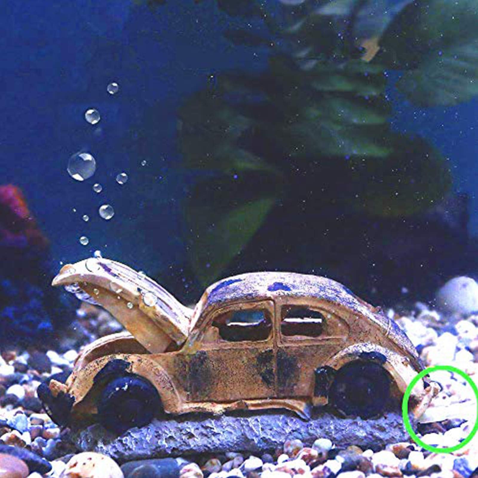 boxtech Ornamenti per Acquario Accessori per la Decorazione dell'acquario in Resina Artificiale