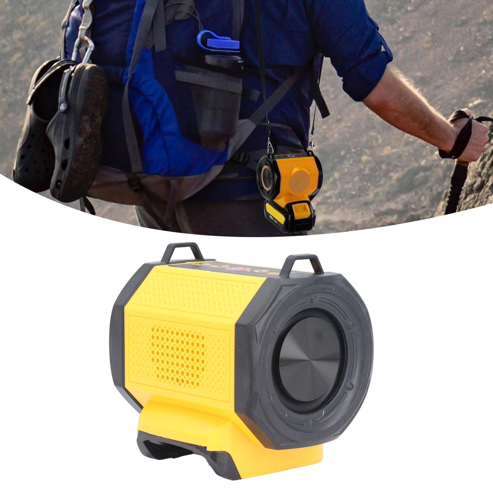 Głośnik Bluetooth, podwójne parowanie Dźwięk stereo Głośnik zewnętrzny Porty USB Odtwarzanie z dysku U Zasilanie bateryjne 24-godzinny czas odtwarzania Przenośny głośnik Bluetooth