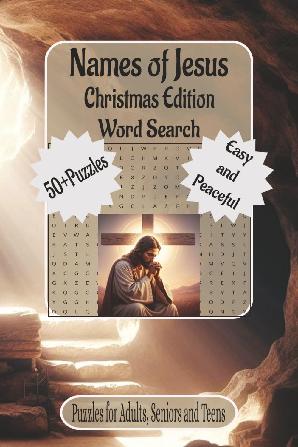 Names of Jesus – Christmas Edition Word Search: Word Searches with Easy to Read Print about Christmas Faith, Holiday Devotion, Scripture Names and ... (Christian Word Search Collection)
