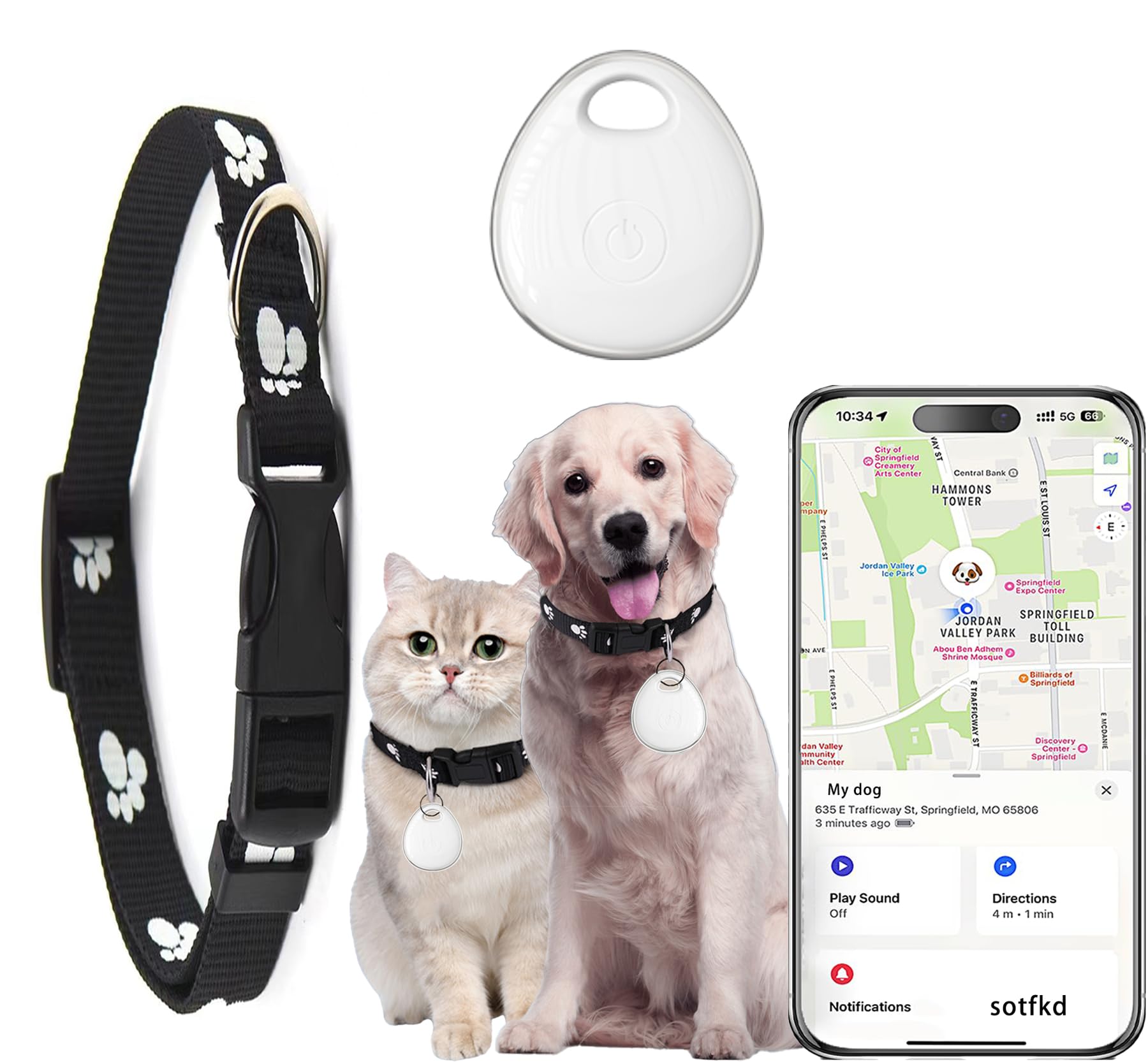 Pet Collar Gps Cat Tracker Amazon GPS Tracker For Cats, Waterproof