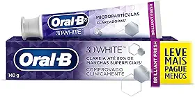 Creme Dental Oral-B 3D White Anticáries Com Flúor 140g