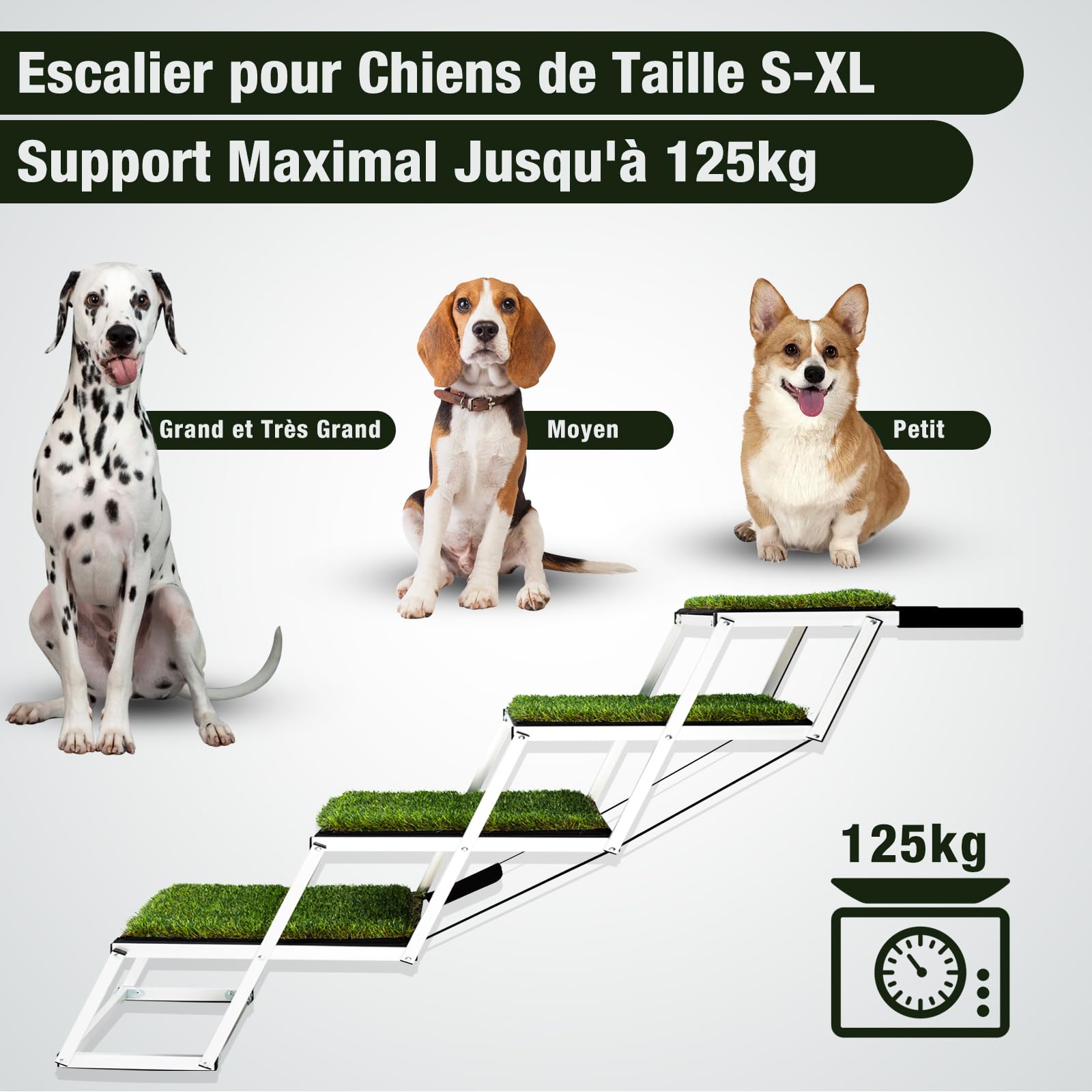 Housse de siège de voiture pour chien d'usine avec fond dur, rallonge de siège a