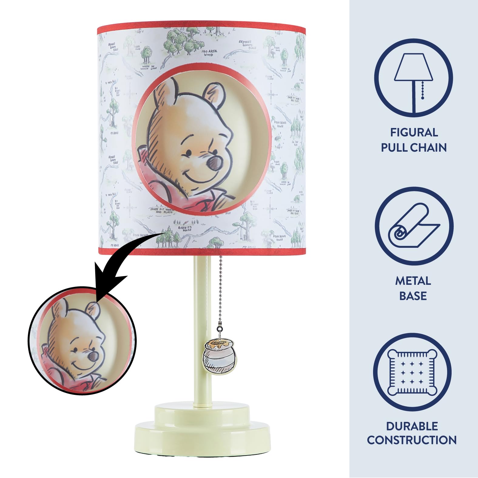 Amazon.com: Disney Winnie The Pooh Table Lamp,2-Layer Printed Amazon.com: Disney Winnie The Pooh Table Lamp,2-Layer Printed