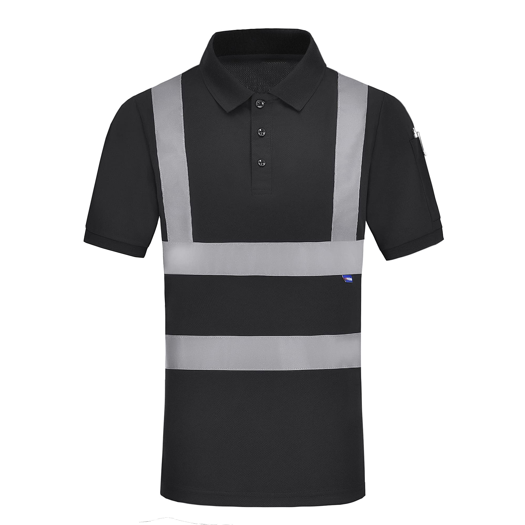 AYKRM Polo de sécurité Haute visibilité 7 Couleurs