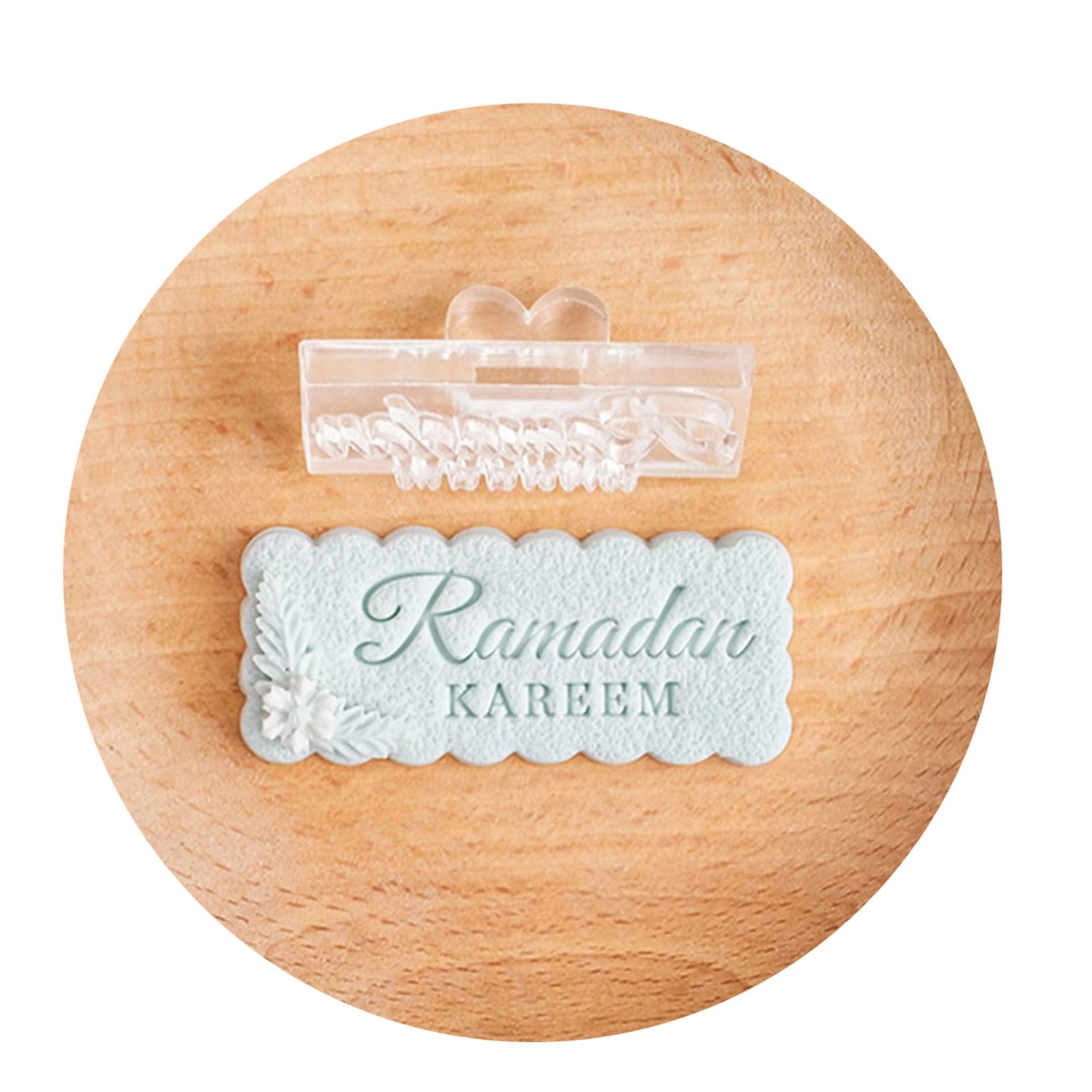 XAGMODSHN Easy to Use Eid Festival Fondant Acrylic Baking Mold for Holiday Treats Food Grade Kitchen Dessert Utensils Holiday Baking Supplies