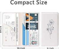 Vista 5 de CoBak - Estuche para registro y seguro del auto, organizador para la guantera, accesorio para compartimento de auto o camión, estuche con cierre