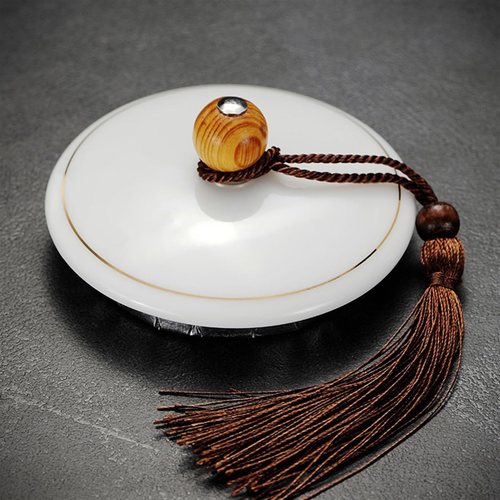 Recipiente para té Recipiente de té de cerámica, Recipiente de Sellado de Lujo Ligero, Recipiente vacío Multifuncional for el hogar for té de Hojas Sueltas, café Lata para té(Grande)