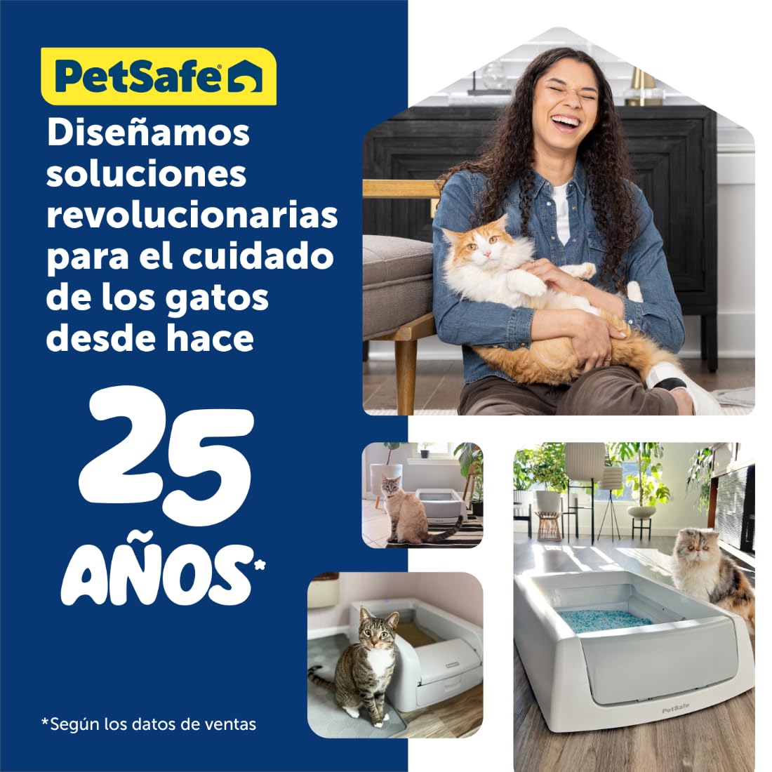 Recargas PetSafe ScoopFree para Bandeja de Arena de Cristal, Aroma Lavanda, Bandeja desechable con protección contra Fugas, Reduce el Rastro y Absorbe olores, 3 bandejas