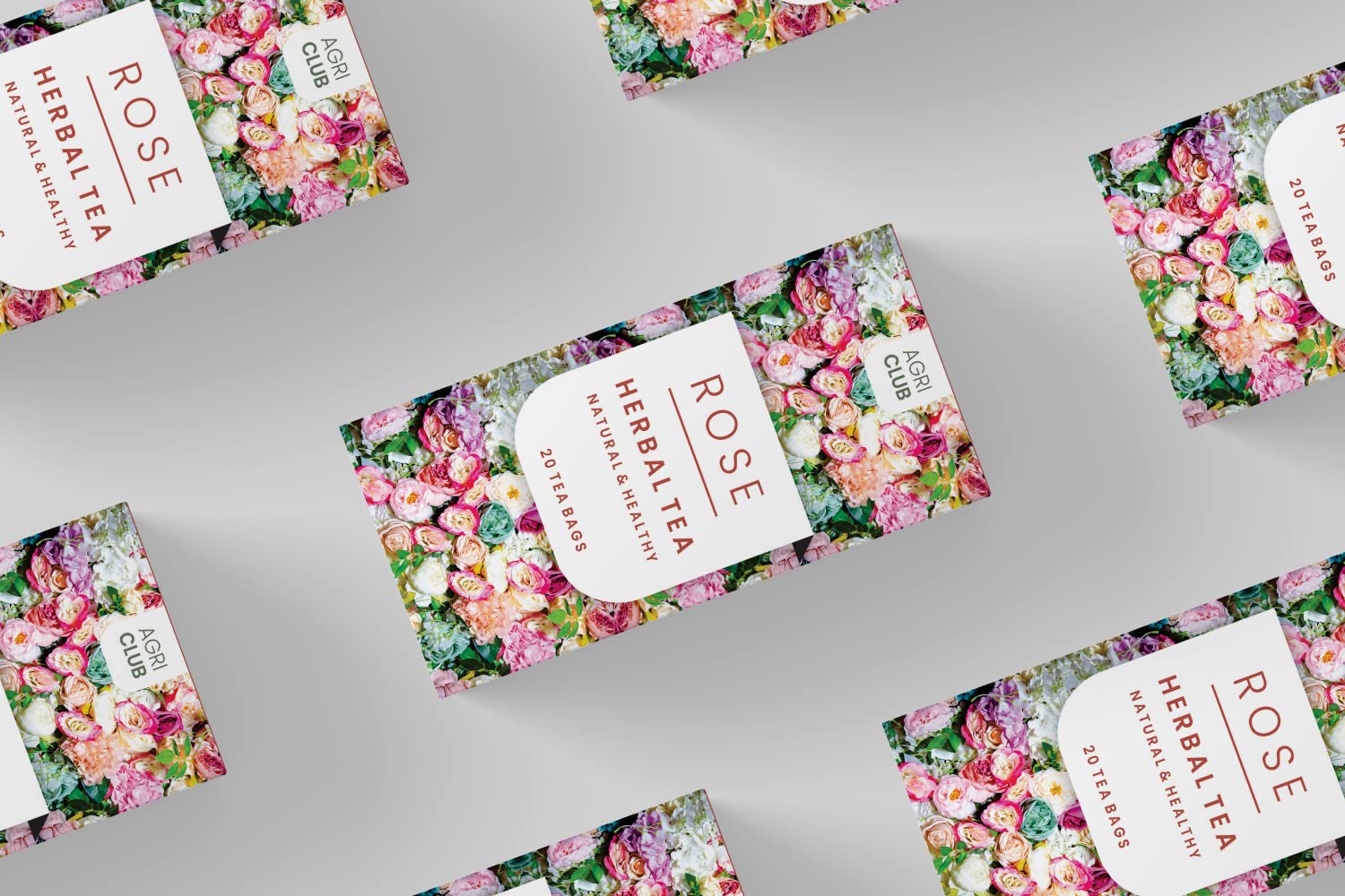 AGRI CLUB Rose Herbal Infusion Tea|20 Herbal Tea Bags|Rich In Vitamin C And Antioxidants |Caffeine Free|,100 Grams 2