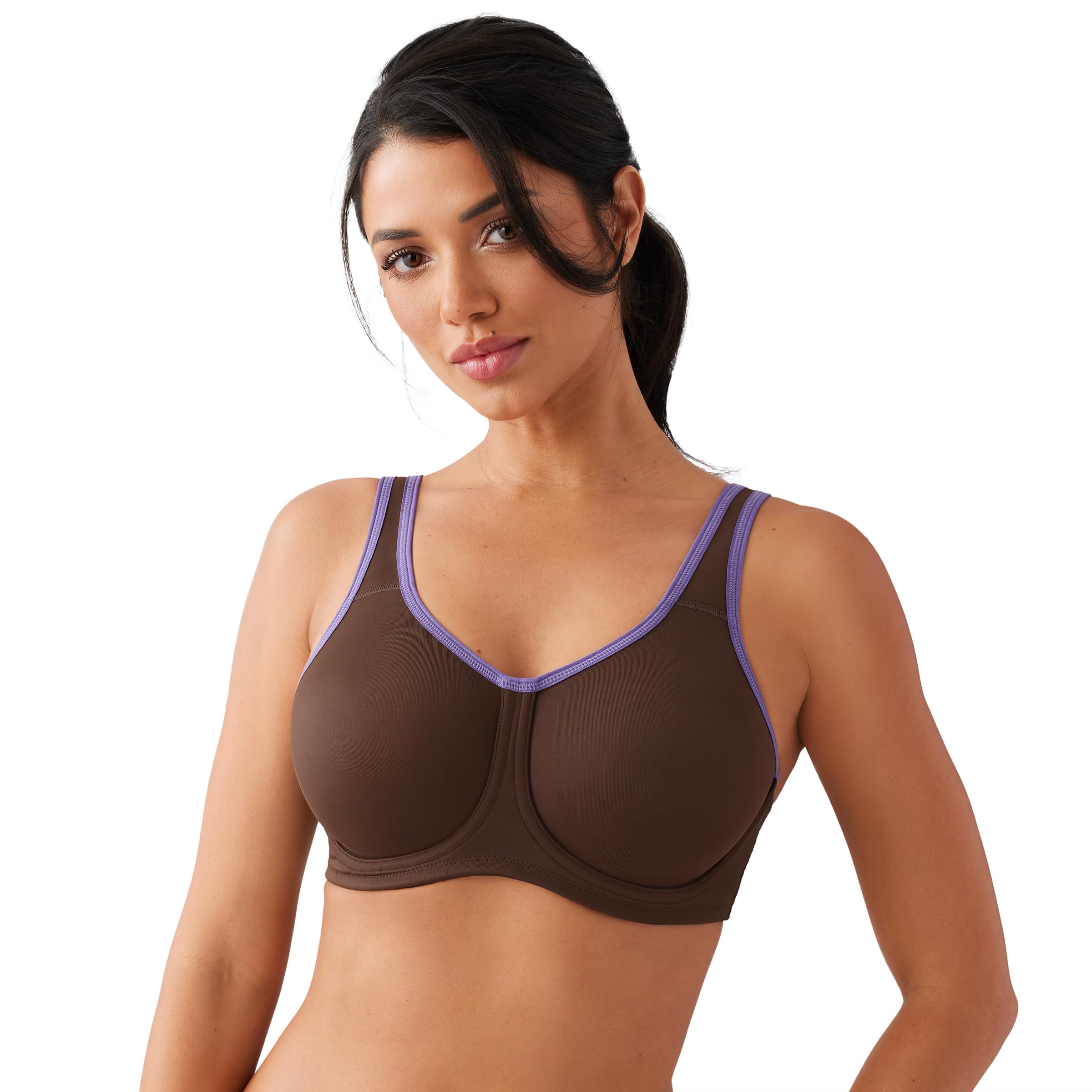Wacoal Women's Simone Sport Unlined Full Coverage Underwire Sports Bra, 855170