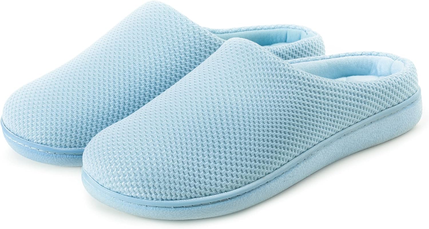 RockDove Women's Diamond Stitch Memory Foam House Slipper