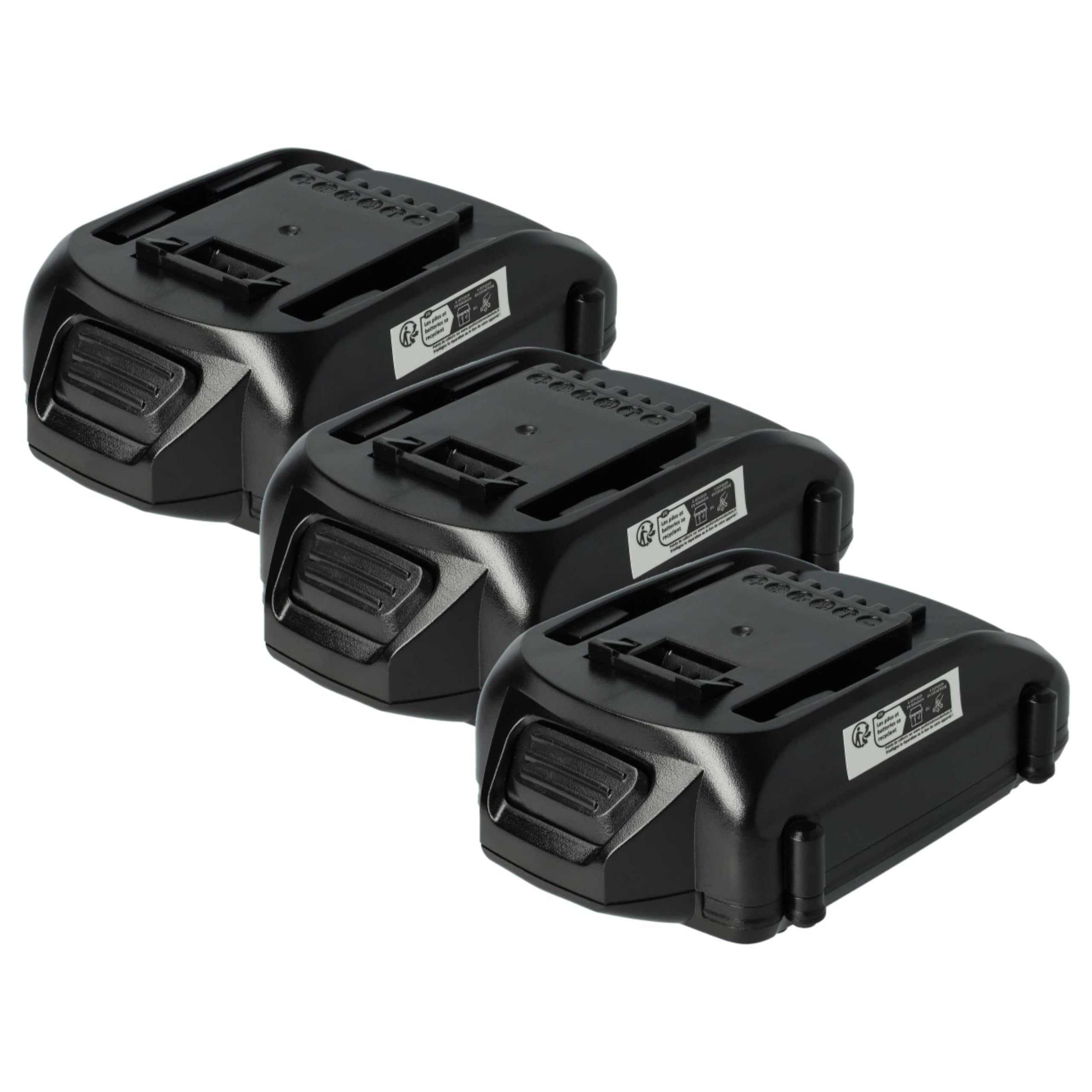 vhbw 3x akumulator pasujący do Rockwell RD2865, RD2871, RD2872, RD2873, RD2874, RK1806K2, RK1807K2 narzędzia elektryczne (2000 mAh Li-Ion 18 V)