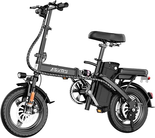 Folding Electric Bike for Adults with 750W Peak Motor, 14"