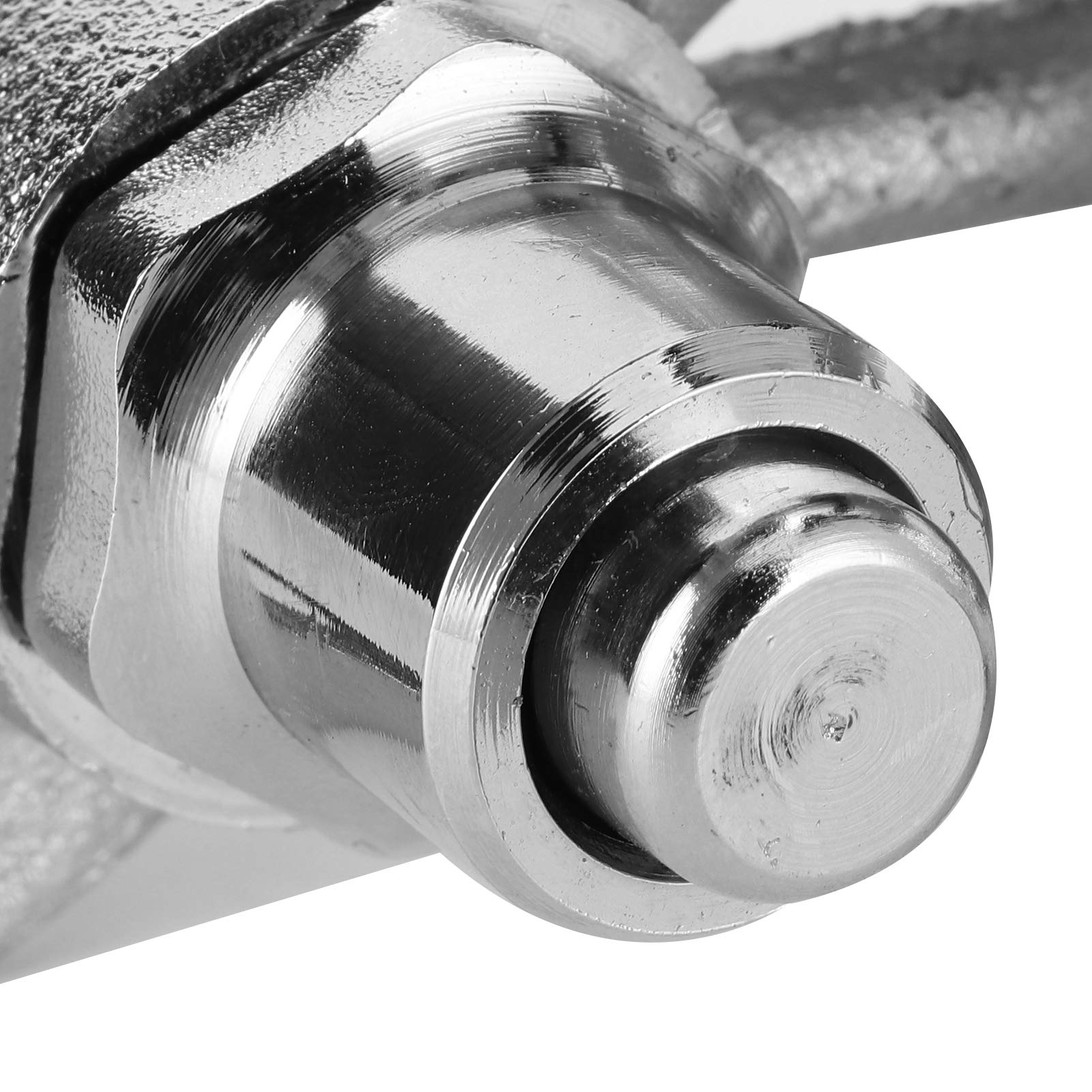 Válvula de Pedal de Cierre Automático de 3 Piezas, Válvula de Rodilla de Latón de Doble Control para Fregadero de Cocina, Operación Conveniente con Manos Libres (de pie de doble