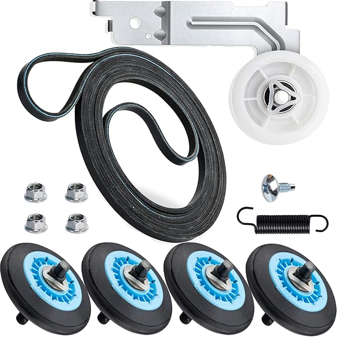 DV42H5000EW/A3 DV45H7000EW/A2 Dryer Roller Replacement Repair Kit Compatible with Samsung Dryer