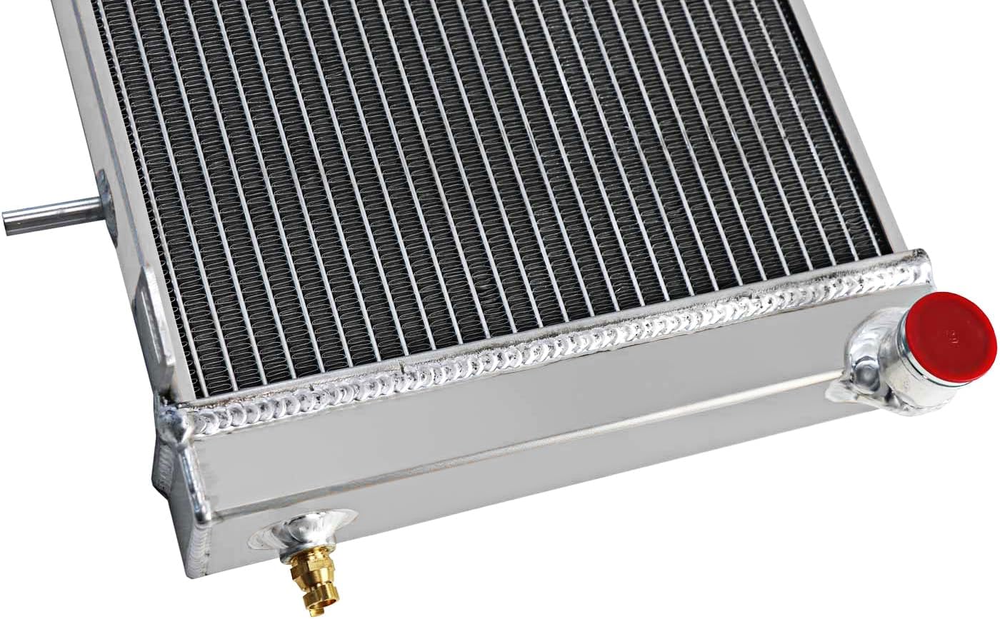 CU1193 Aluminum Radiator for 1984-2001 Jeep Cherokee Radiador for 1987-1990 Jeep Comanche for 84-90 Jeep Wagoneer 2.8L V6 / 4.0L L6 Gas 3 Row Radiators 85 86 88 89 91 92 93 94 95 96 97 98 99