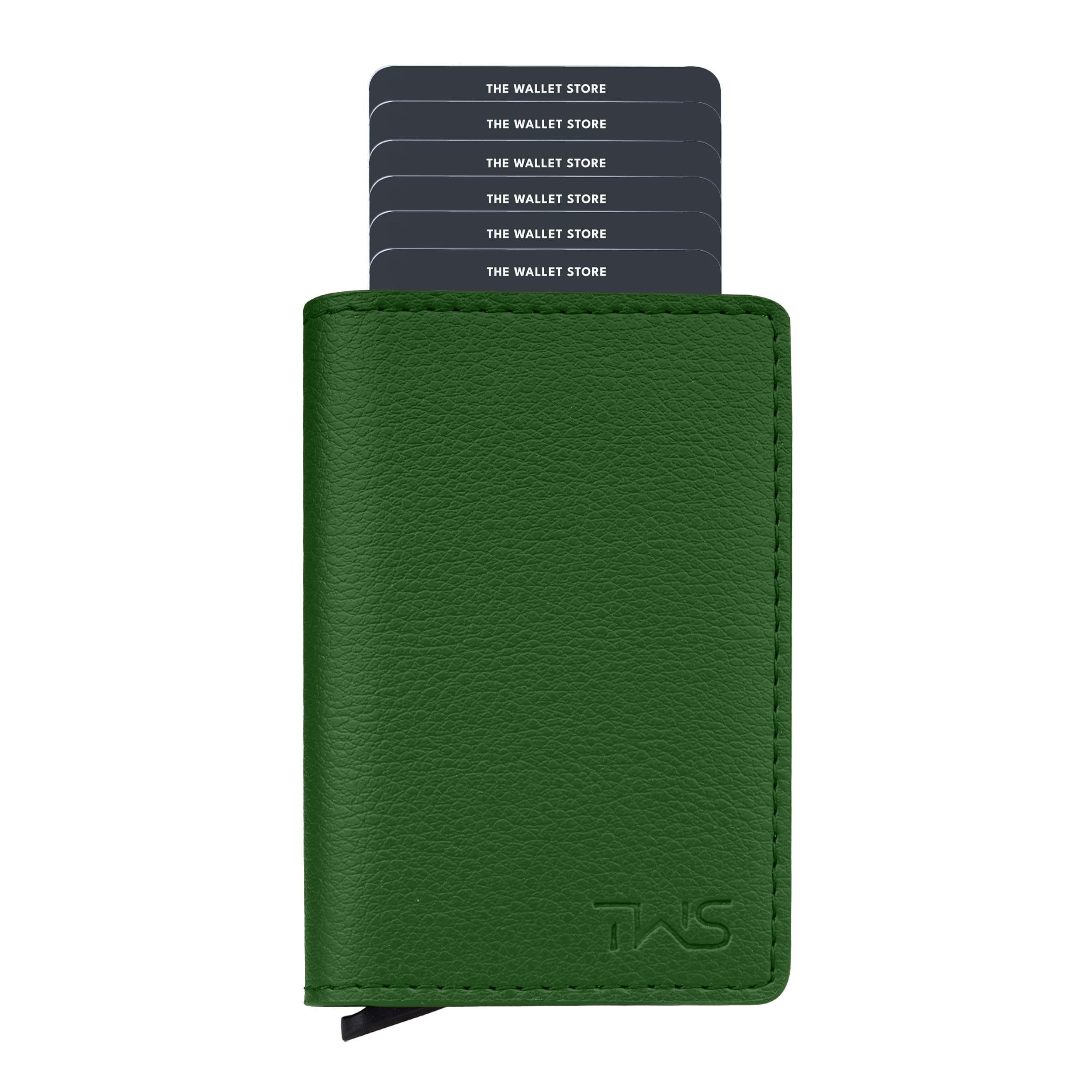 The Wallet Store Vivid Vault RFID Protected Metal Cardholder - Green