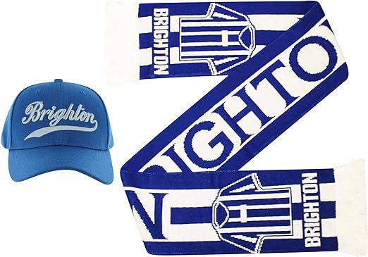 Brighton cap: GIFTS 4 ALL 3D Soccer Baseball Cap (100% Cotton & Adjustable), Football Fans Cap, Fans Baseball... — GIFTS 4…