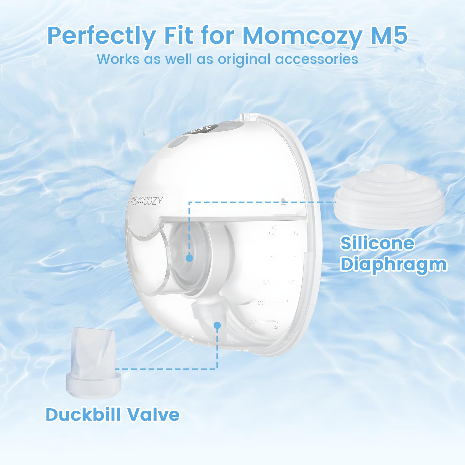 Hranio 12PCS Breast Pump Parts - Image 3