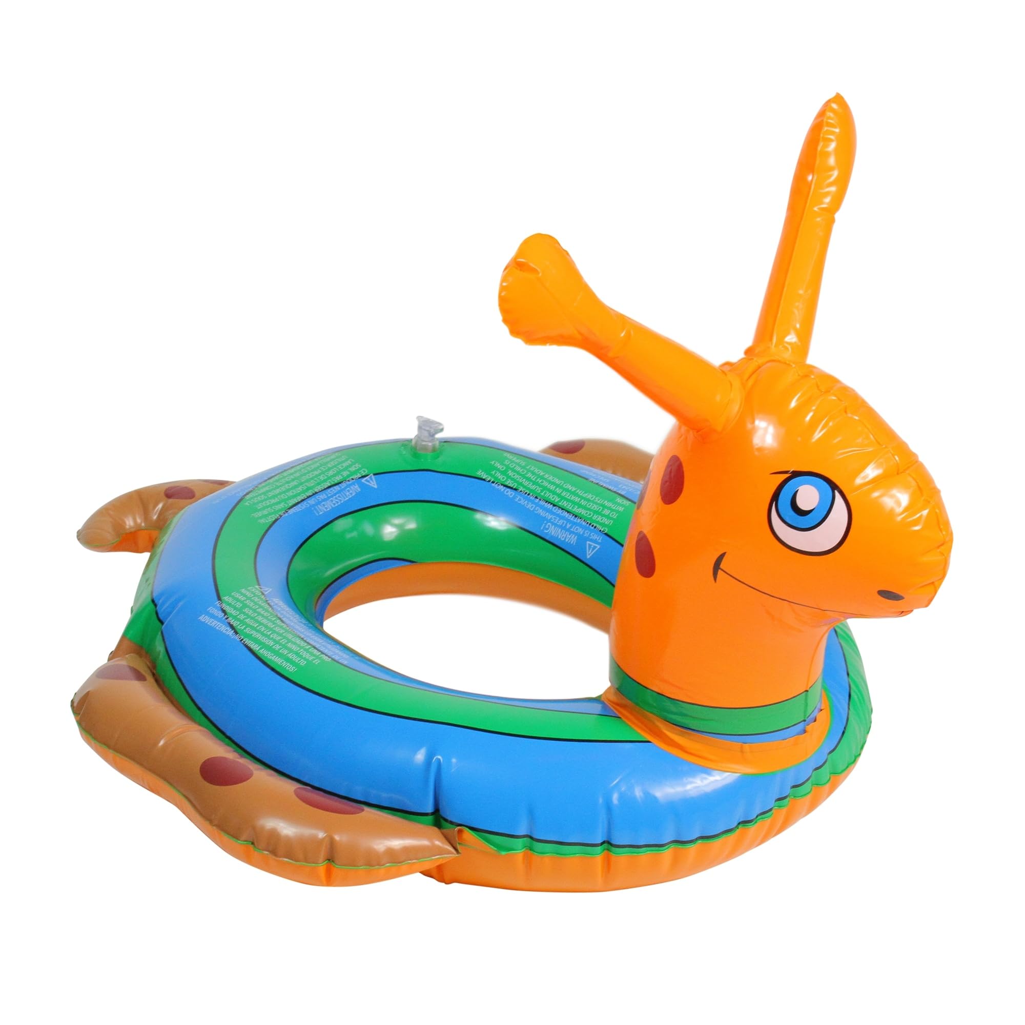 Amazon.com : Inflatable Orange and Blue Snail Swimming Pool Tube