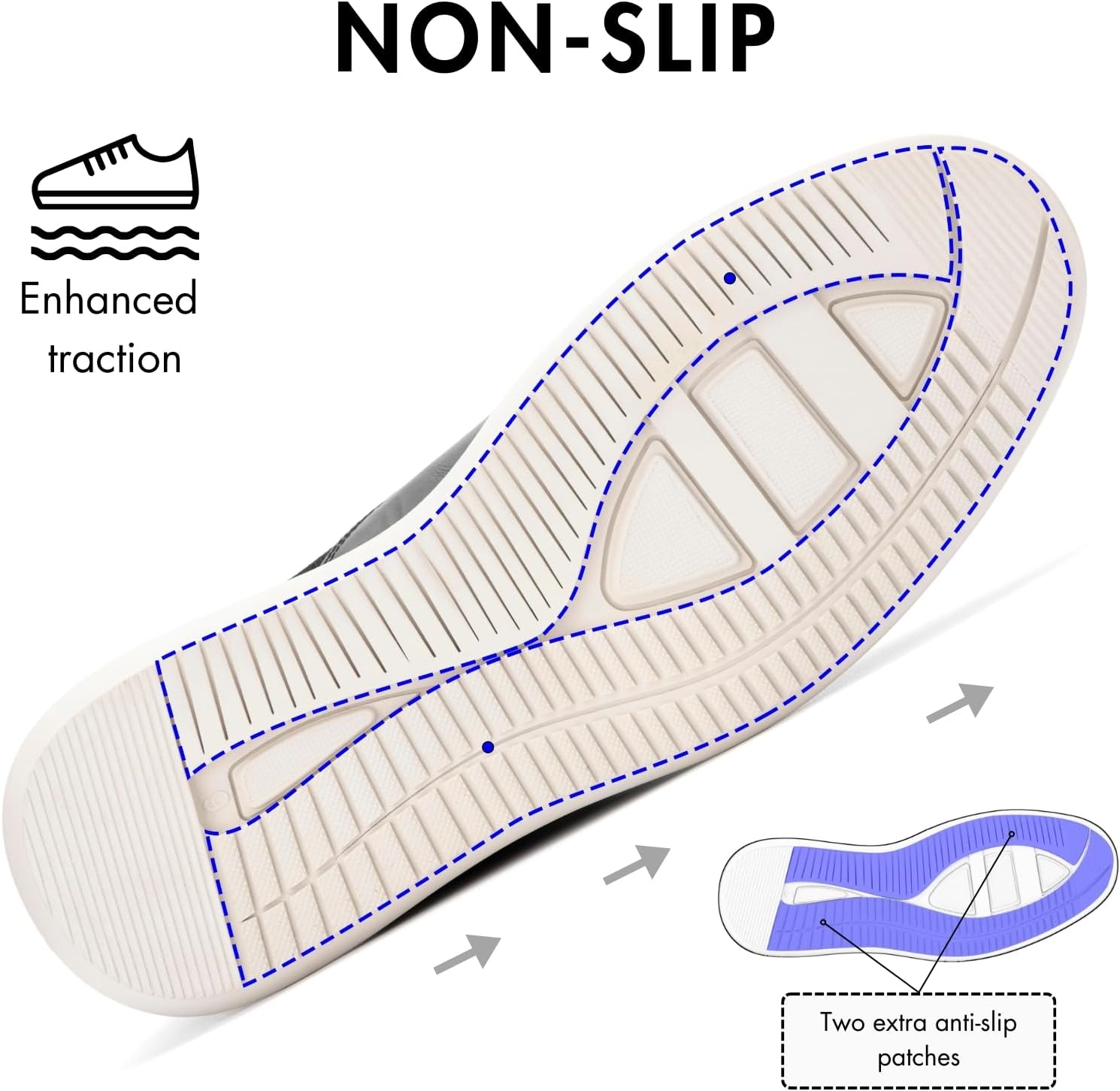 Meijiana Men's Oxford Shoes Dress Shoes Men's Lightweight lace-up Fashion Shoes - Image 5