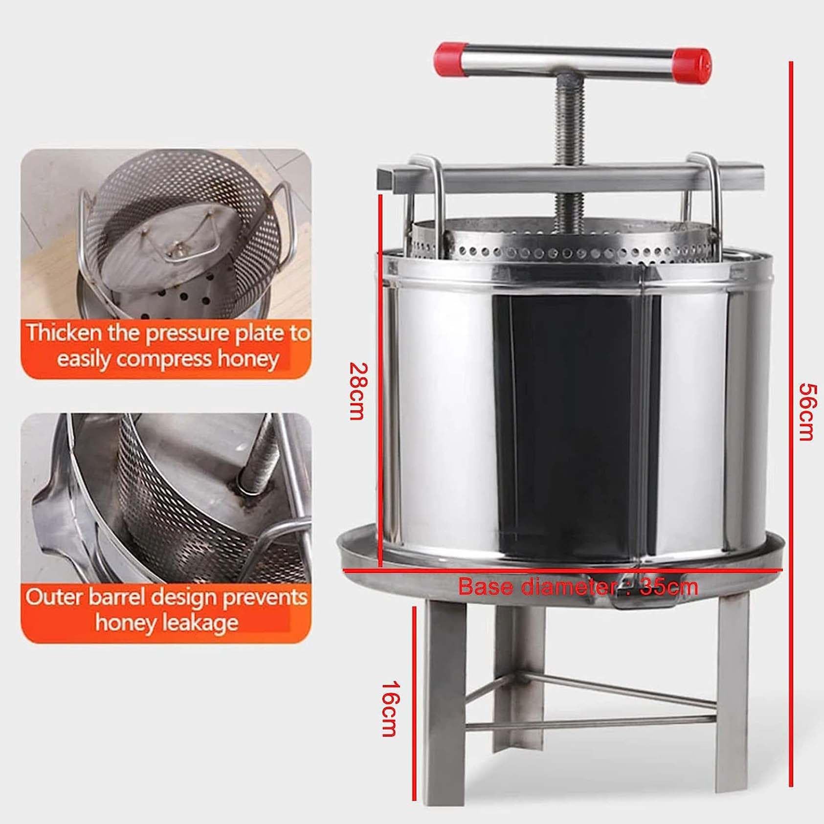 Extractor Manual De Prensa De Miel, Extractor Rotativo De Miel, Prensa De Cera, Máquina Exprimidora De Miel, Apicultura Comercial, Hogar, Apicultura, Agricultura, Herramienta De Apicultura