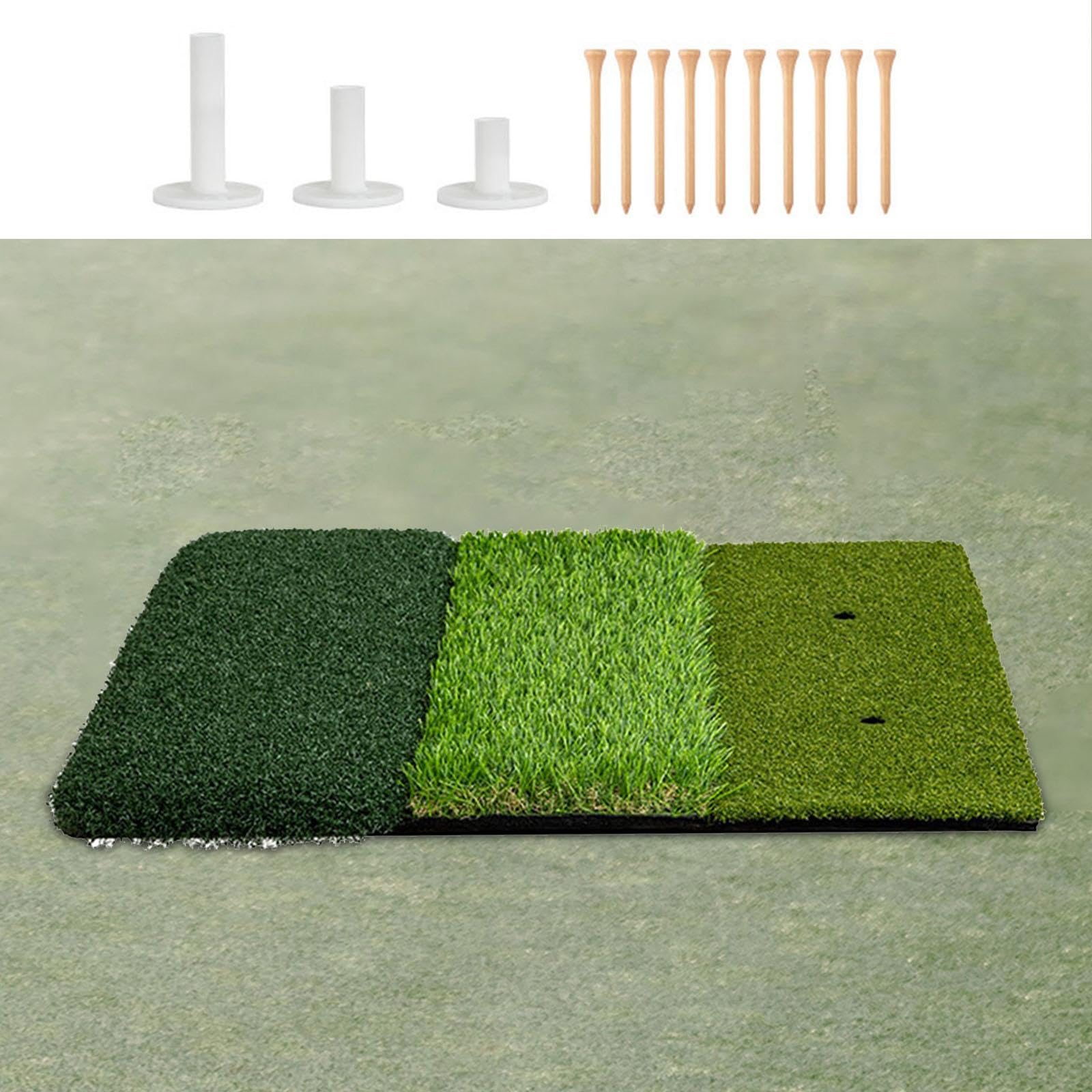 RNXRZANK Golf Hitting Mat Foldable Home Use Training Mat Matt for Indoors for Men