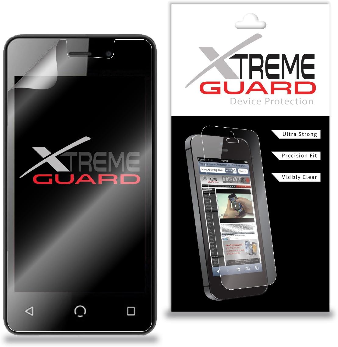 Premium XtremeGuard Screen Protector Cover for Nuu Mobile A1 4.0 (Ultra Clear)