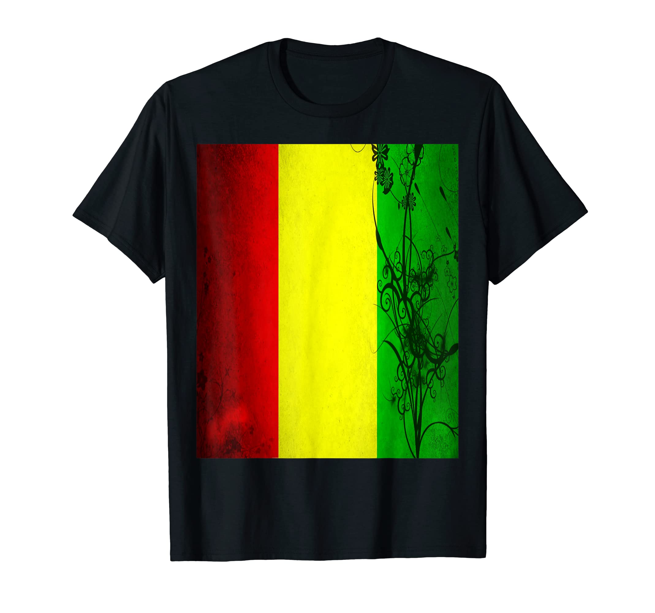 Jamaican Rasta ColorsT-Shirt T-Shirt
