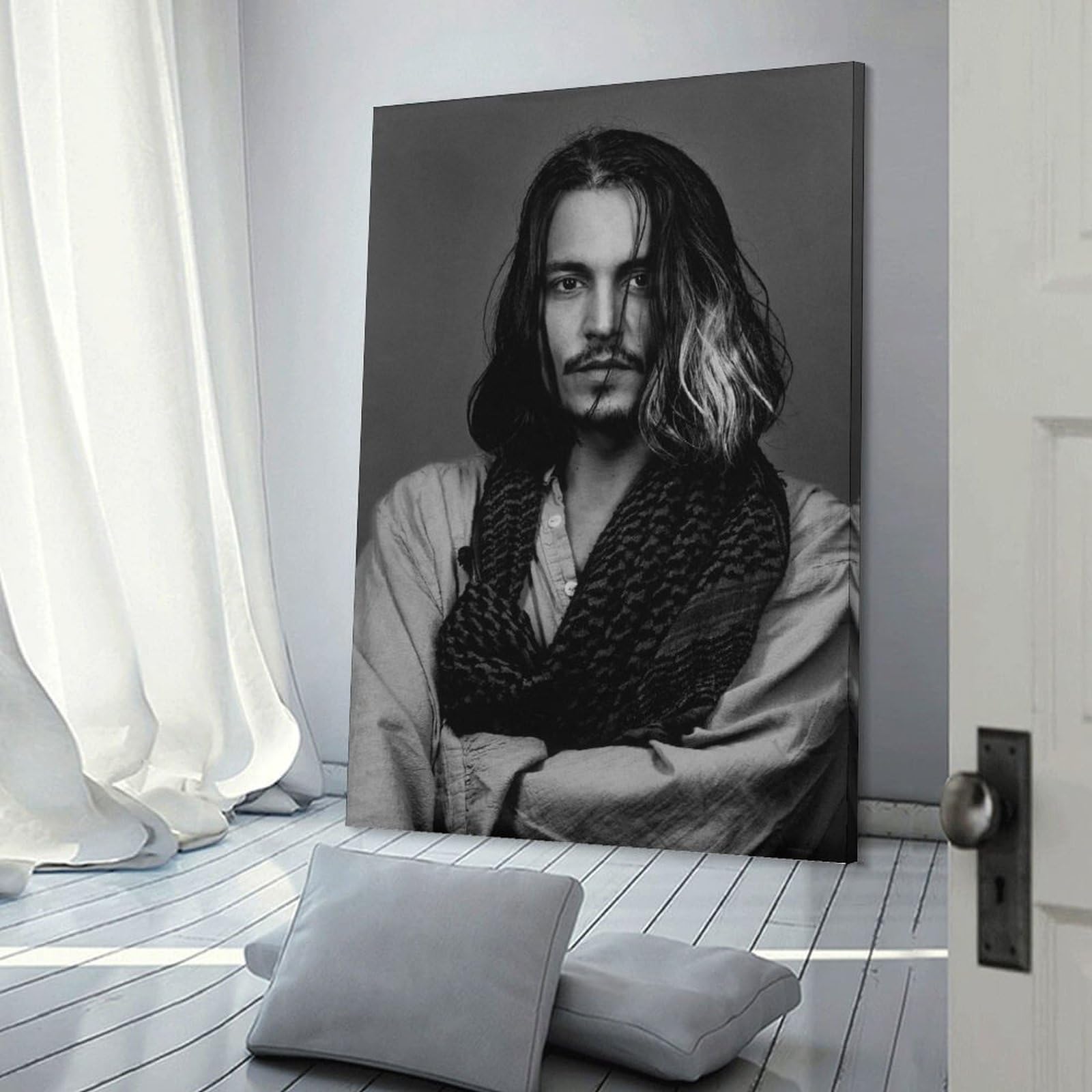 Amazon.co.jp: ジョニー・デップ ポスター 装飾画 キャンバス 壁アート