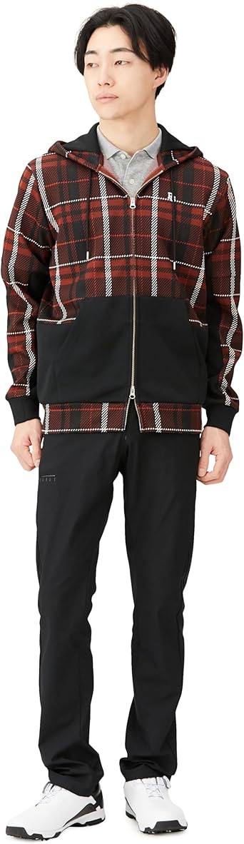 【23年製/タグ付未使用】パーリーゲイツ フルジップパーカー チェック PGロゴ Amazon.co.jp: [パーリーゲイツ] メンズ パーカー Wジャガード