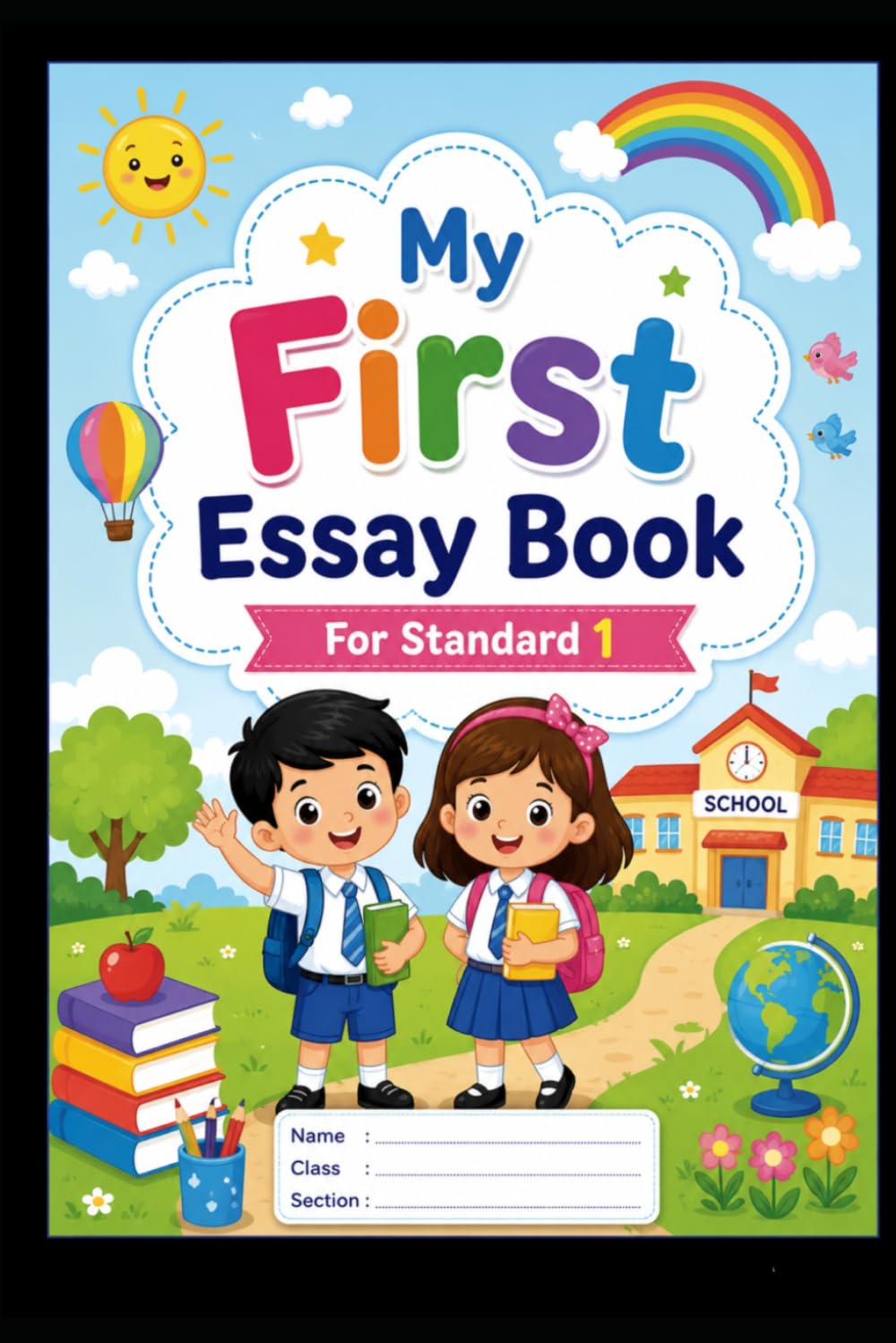 My First Essay Book for Standard 1: My First Essay Book for Standard 1 Easy and Simple Essays for Kids (Bright Minds Learning Series)