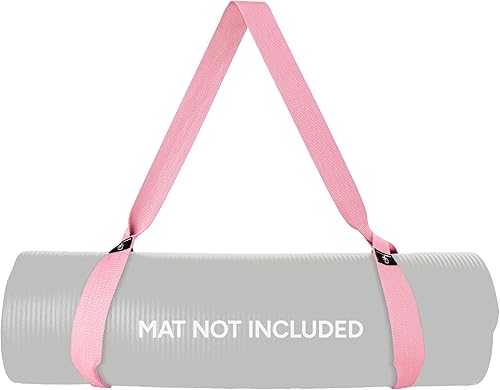 Gradient Fitness Correa de esterilla de yoga de alta calidad, soporte para esterilla de yoga, correas de esterilla de yoga para transportar. Tapete