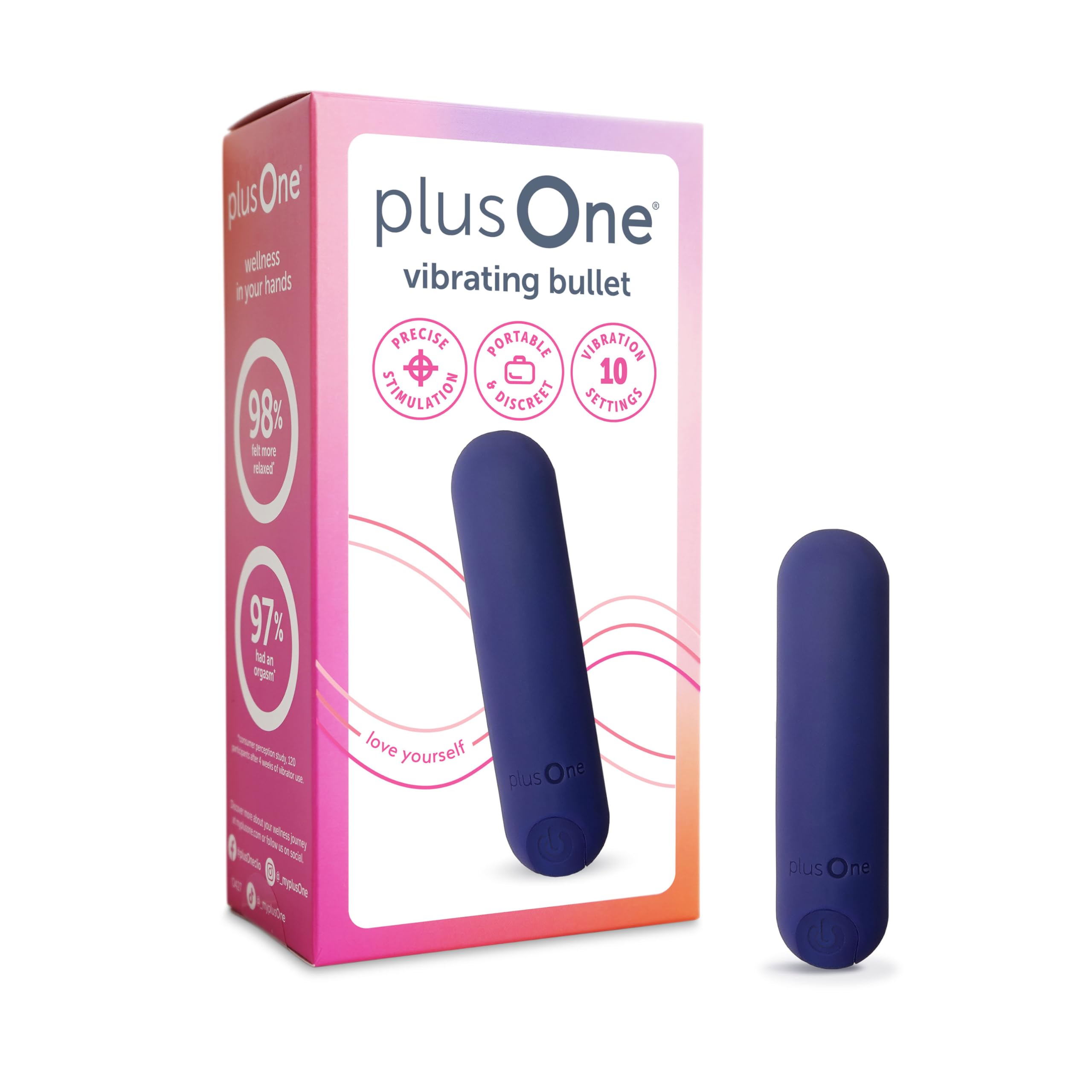 plus one vibrating bullet how to use plusOne Vibrating Bullet – Chemcorp main image 0
