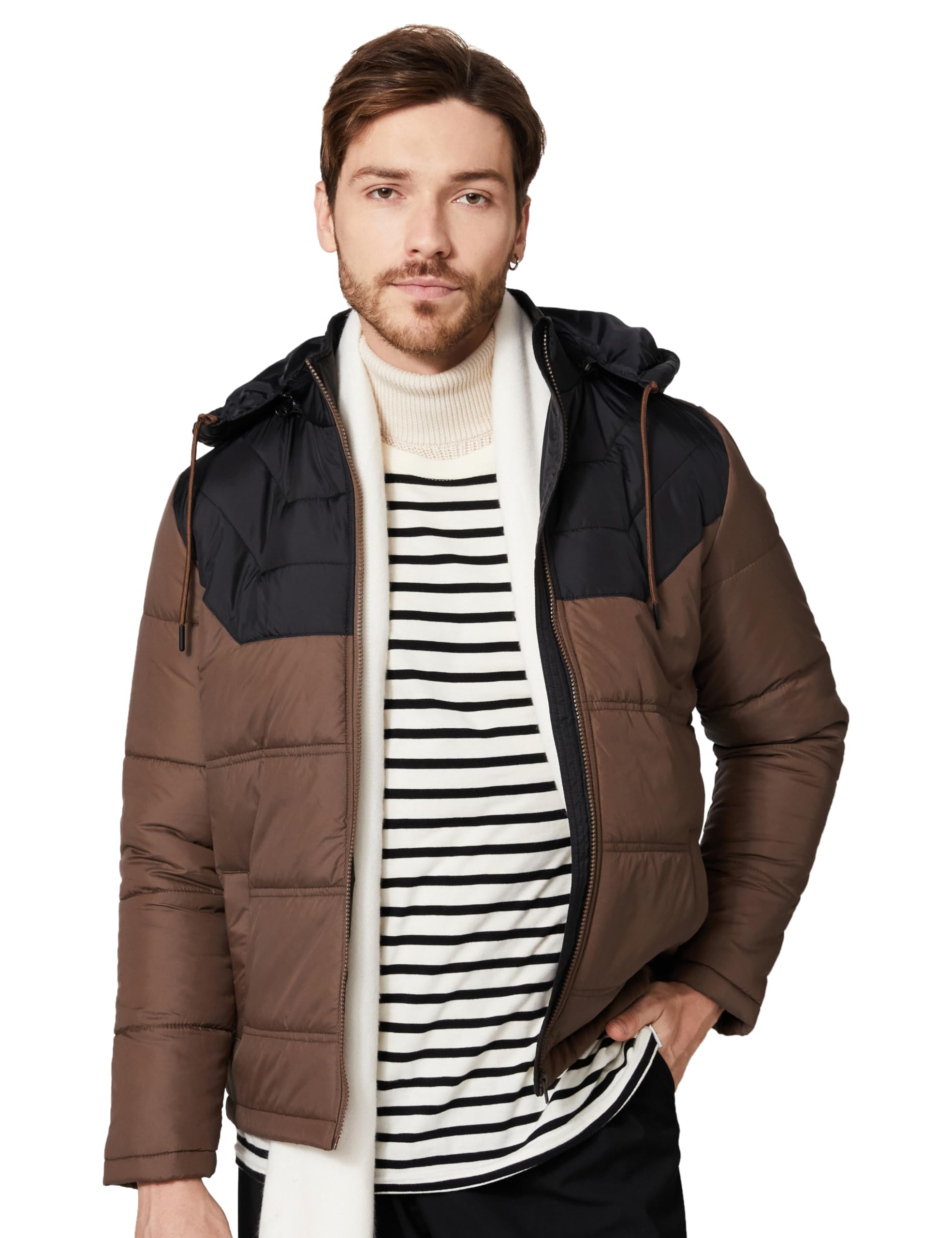 amazon brand - symbol Men's 100% Polyester Regular Quilted Jacket-picture-20