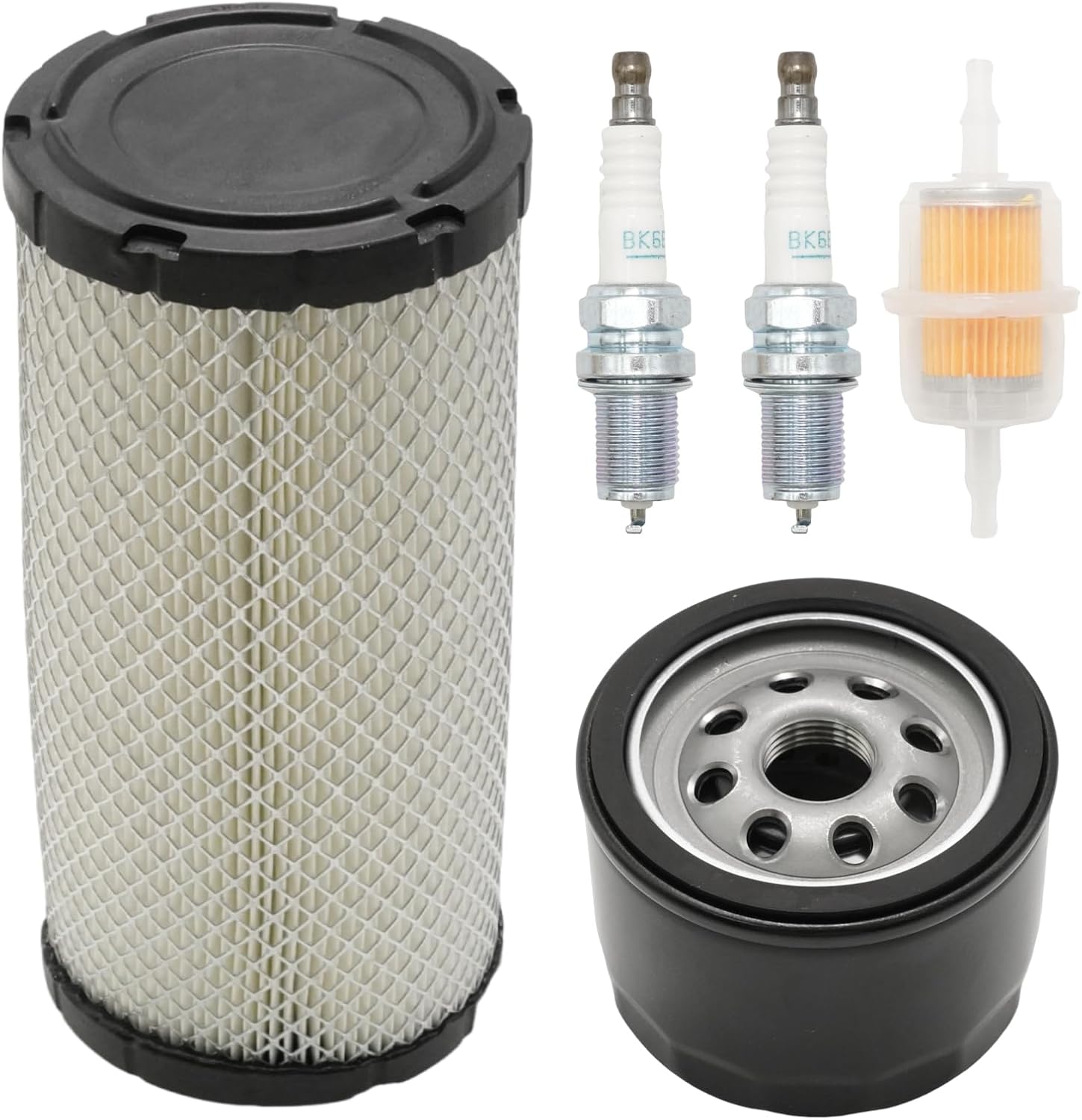 25 083 01-S Air Filter Replace Kohler 2508301 25082 25 083 04-S 2508304 Kawasaki 11013-7019 11013-7020 Compatible with M131802 M131803 CH18-CH26 CV16-CV26 CH730-CH750 Engine Oil Filter