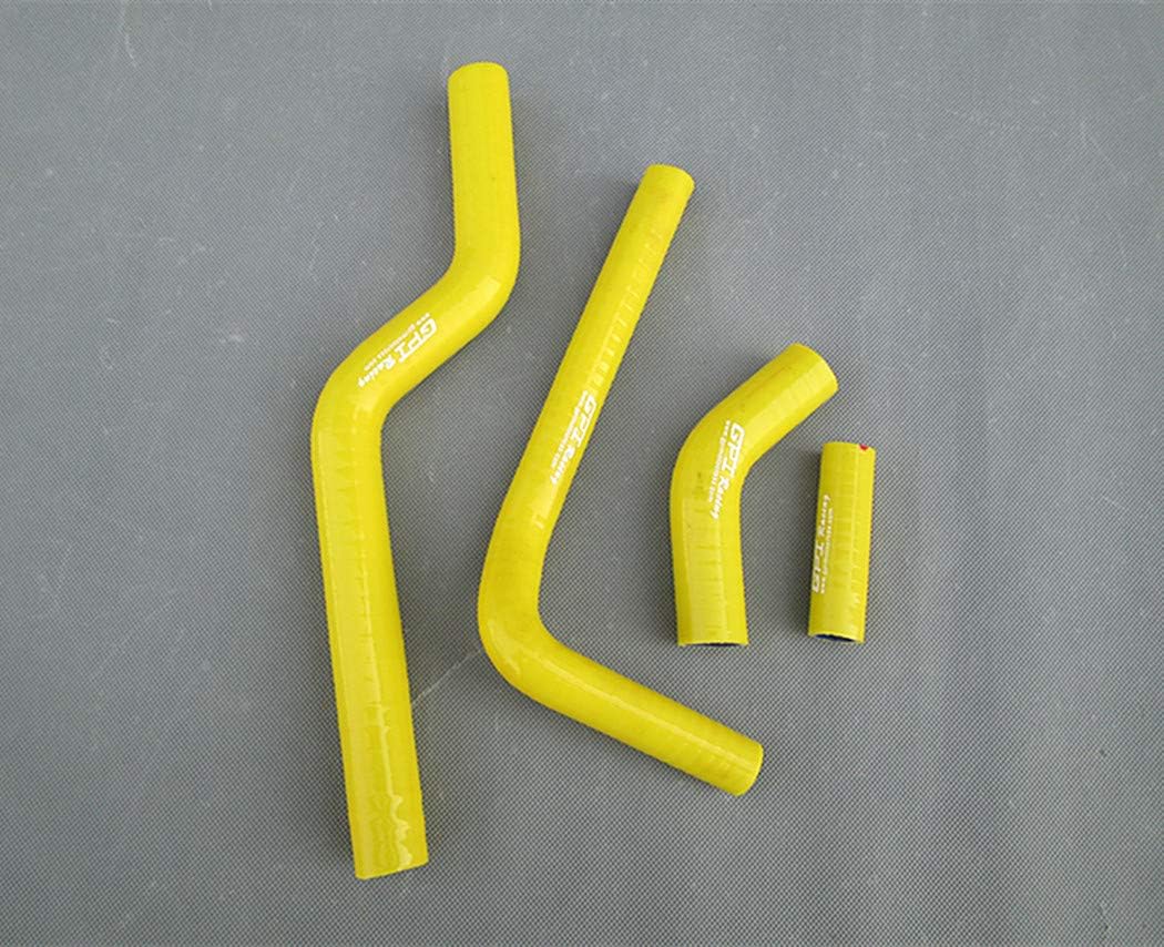 Silicone Radiator Hose for Kawasaki KXF250 KX250F / Suzuki RMZ250 04 2004 (Yellow)