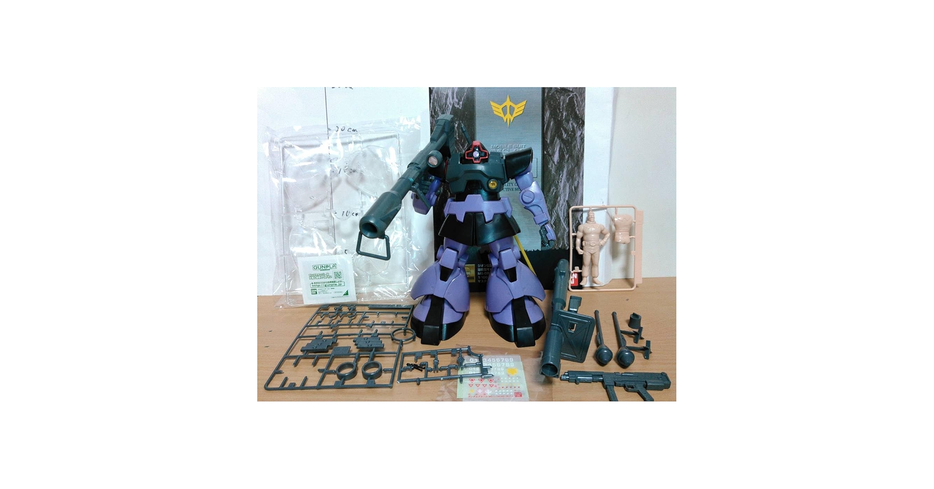 Amazon.co.jp: MG 1100 プレバン 限定 MS-09 黒い三連星 ドム 素