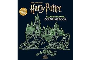 Harry Potter Glow in the Dark Coloring Book: Uncover the Magic of...