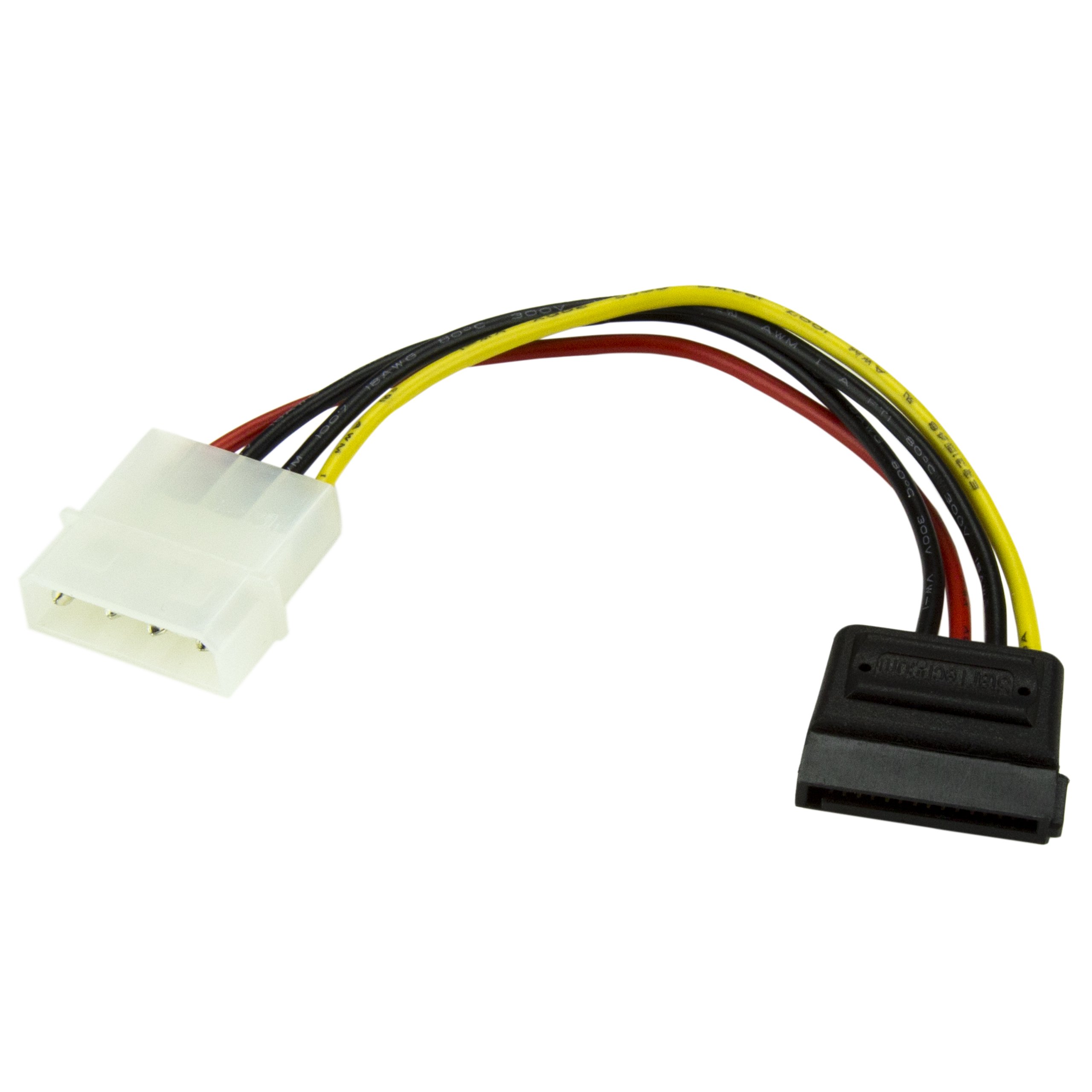6IN StarTech 4-pinowy adapter zasilającego LP4 do SATA