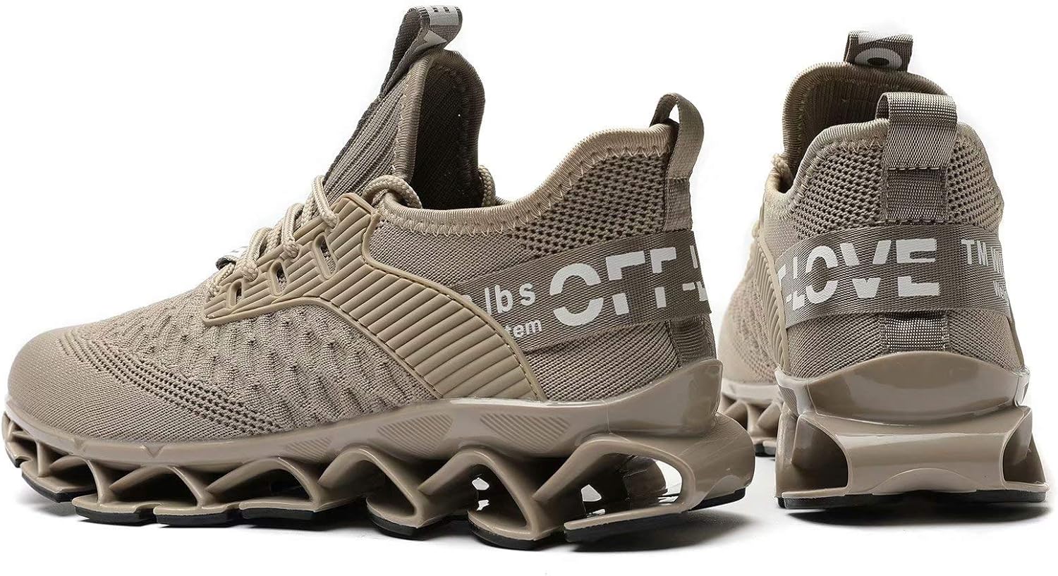 Vooncosir Men's Fashion Sneakers Breathable Mesh Running Shoes Blade Non Slip Soft Sole Casual Athletic Walking Shoes - Image 6