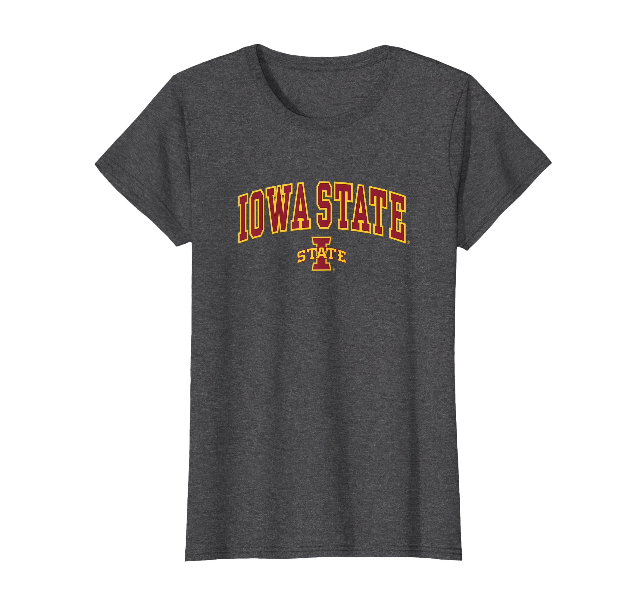 Iowa State Cyclones Womens Arch Over Dark Heather T-Shirt