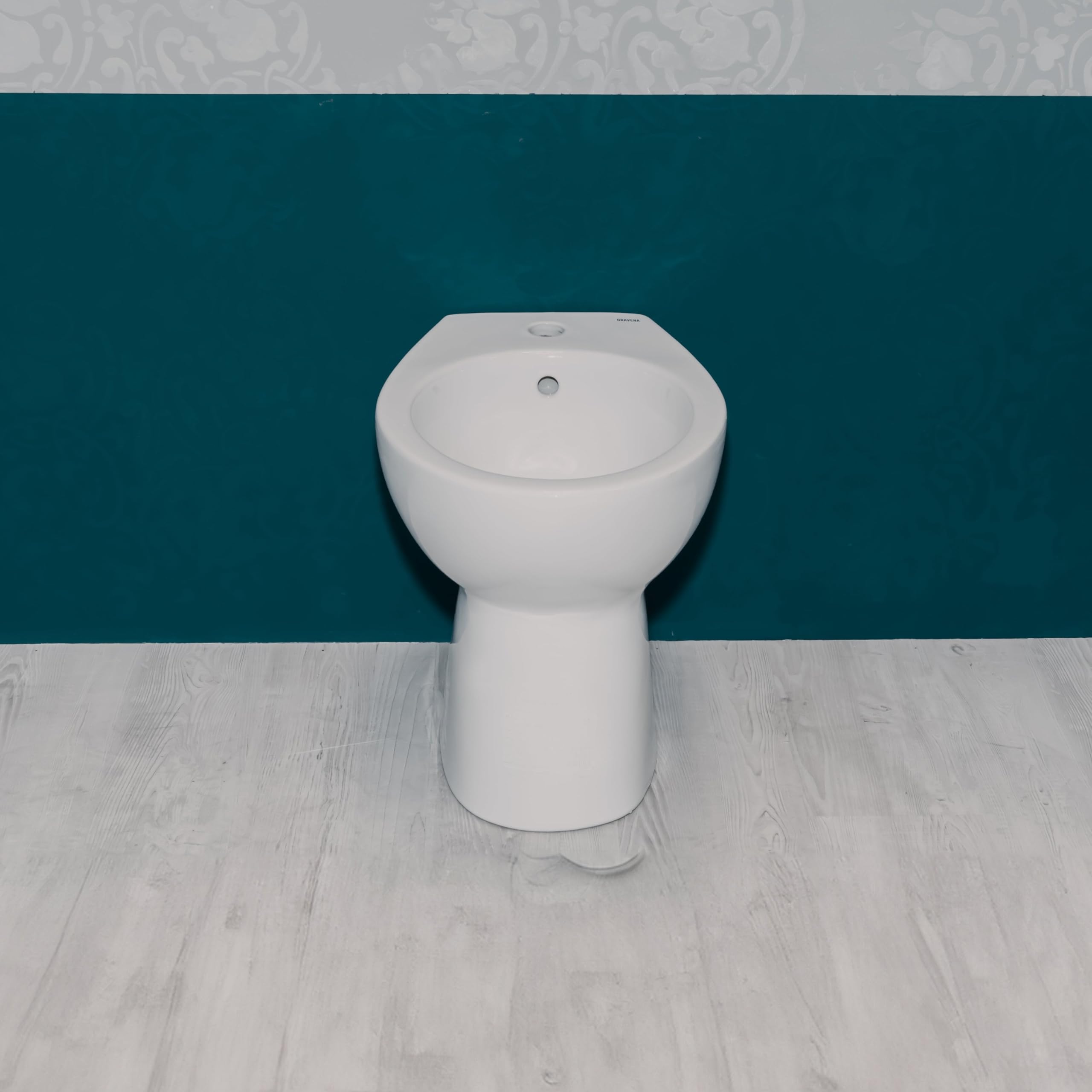 Bidet a terra tradizionale in ceramica colore bianco 40 cm - Magic