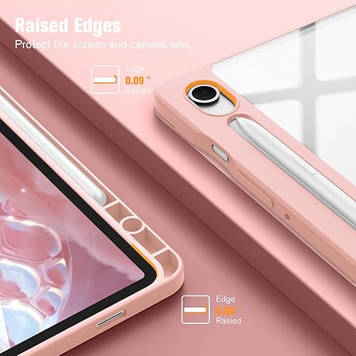 Miniatura 31 de Fintie Funda híbrida delgada para Samsung Galaxy Tab S10 Lite, S10 Fe, S9 FE de 10.9 pulgadas, Tab S9 de 11 pulgadas con soporte para S Pen, a Verde